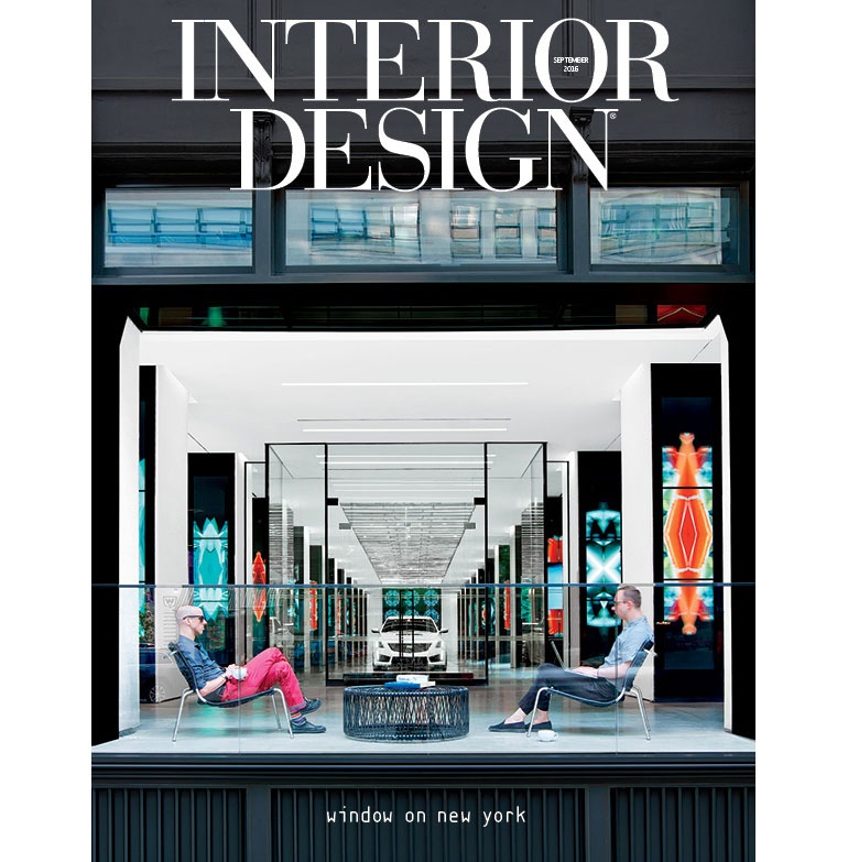 Featured On The Cover Of Interior Design Magazine.